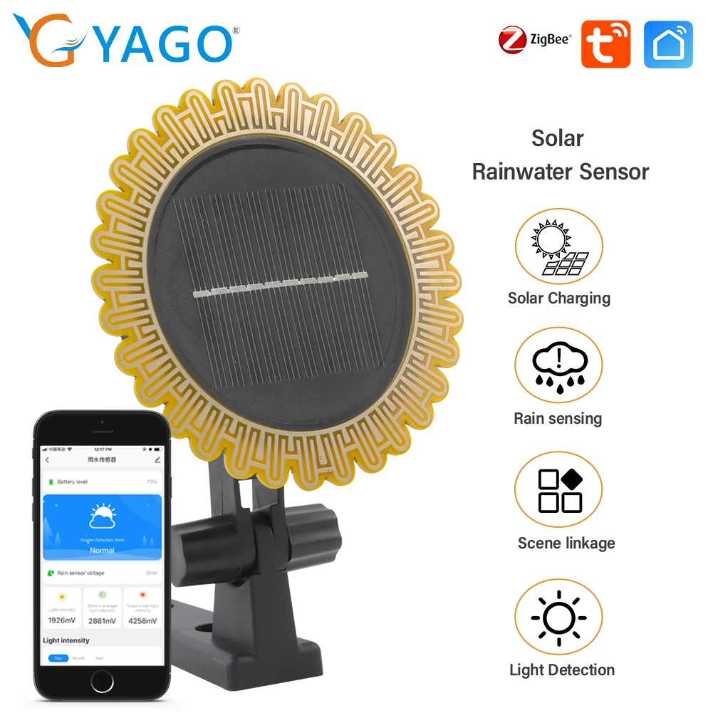 Smart Garden Zigbee - Tuya Zigbee солнечный датчик солнечного света