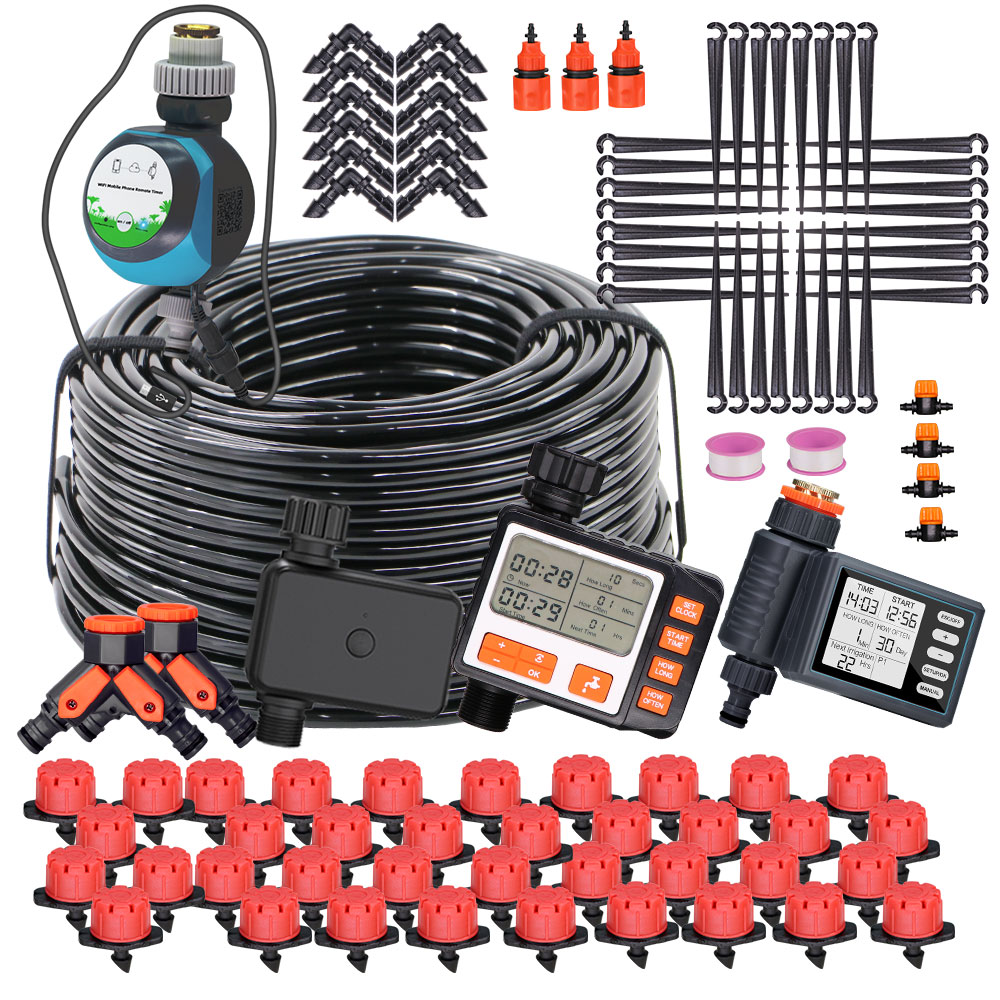 Smart Garden Hose - Регулируемые капельницы с автоматическим поливом, 50-5