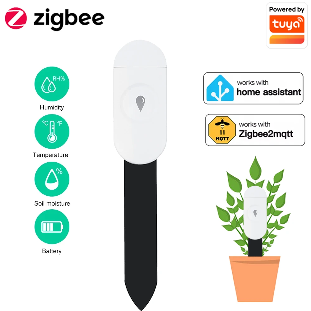 Smart Garden Zigbee - Tuya Zigbee детектор температуры и влажности