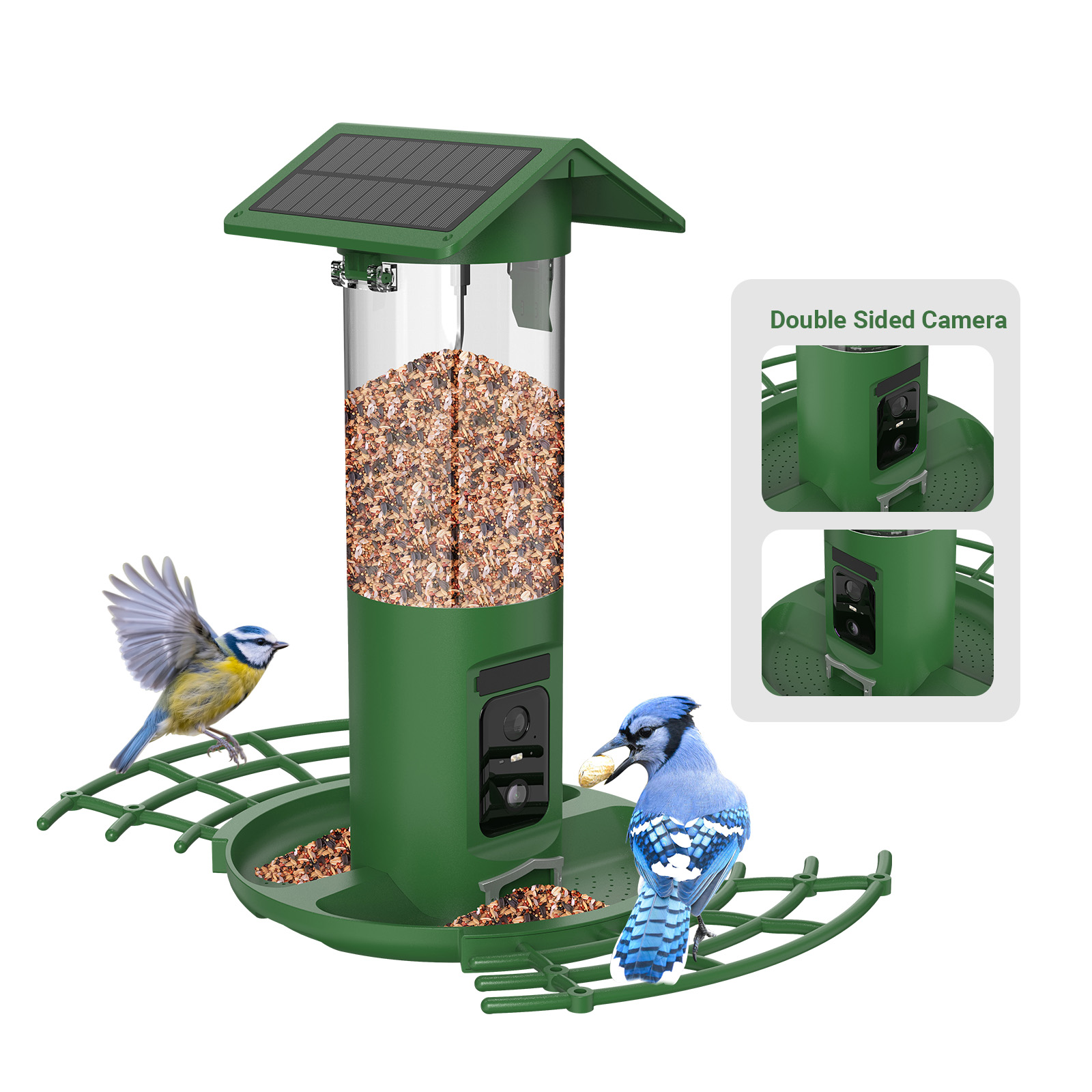 Smart Bird Feeder Camera - Умная кормушка для птиц с двумя