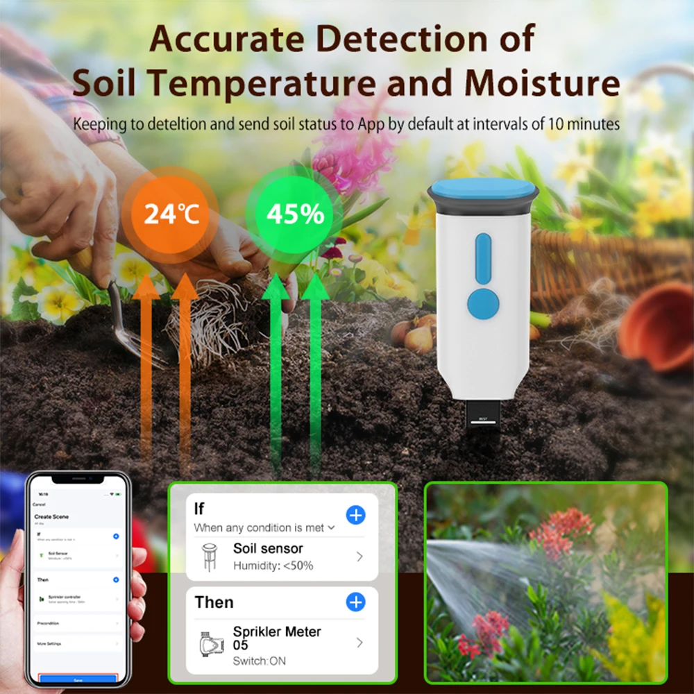 Датчик влажности почвы Haozee  – обзор и цена Smart Garden Moisture Sensor