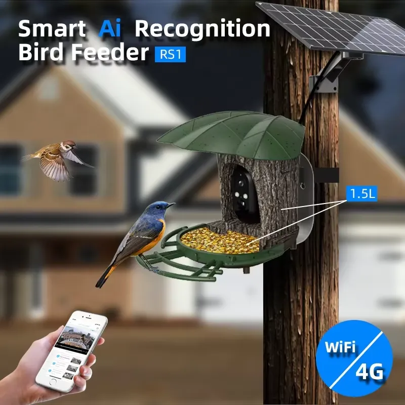 Умная кормушка для птиц Elecpe – обзор и цена Smart Bird Feeder Camera