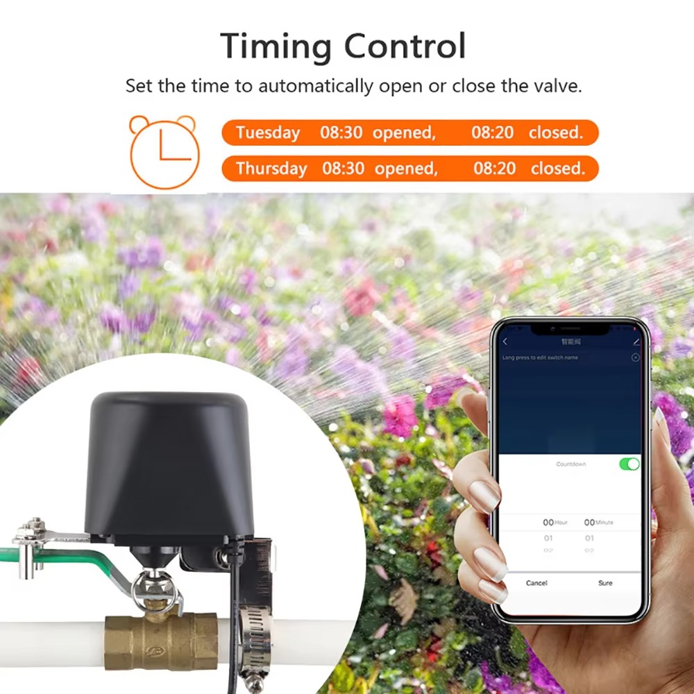 Водяной клапан Tuya Zigbee или – обзор и цена Smart Garden Zigbee