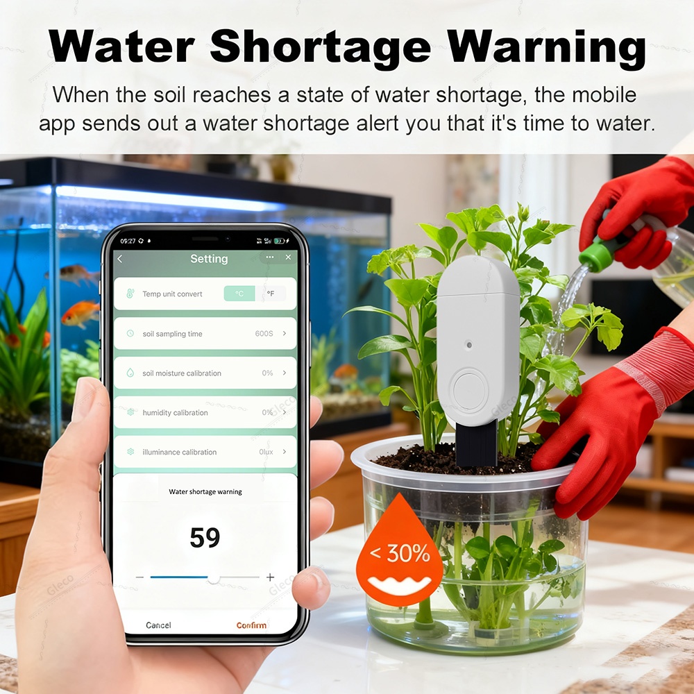Датчик влажности почвы, темпер – обзор и цена Smart Garden Zigbee