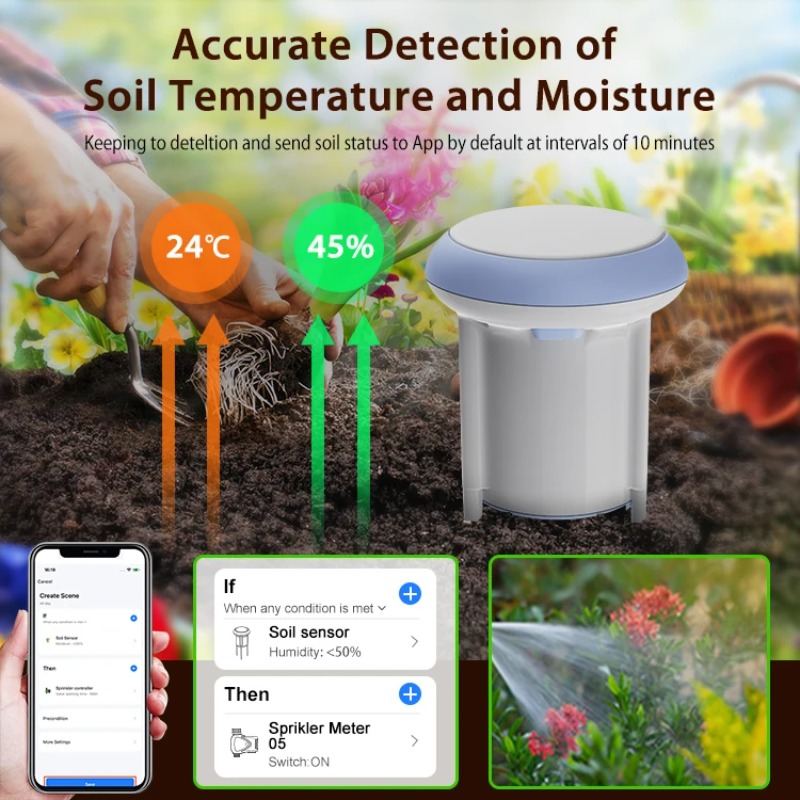 Новый умный датчик влажности п – обзор и цена Smart Garden Moisture Sensor