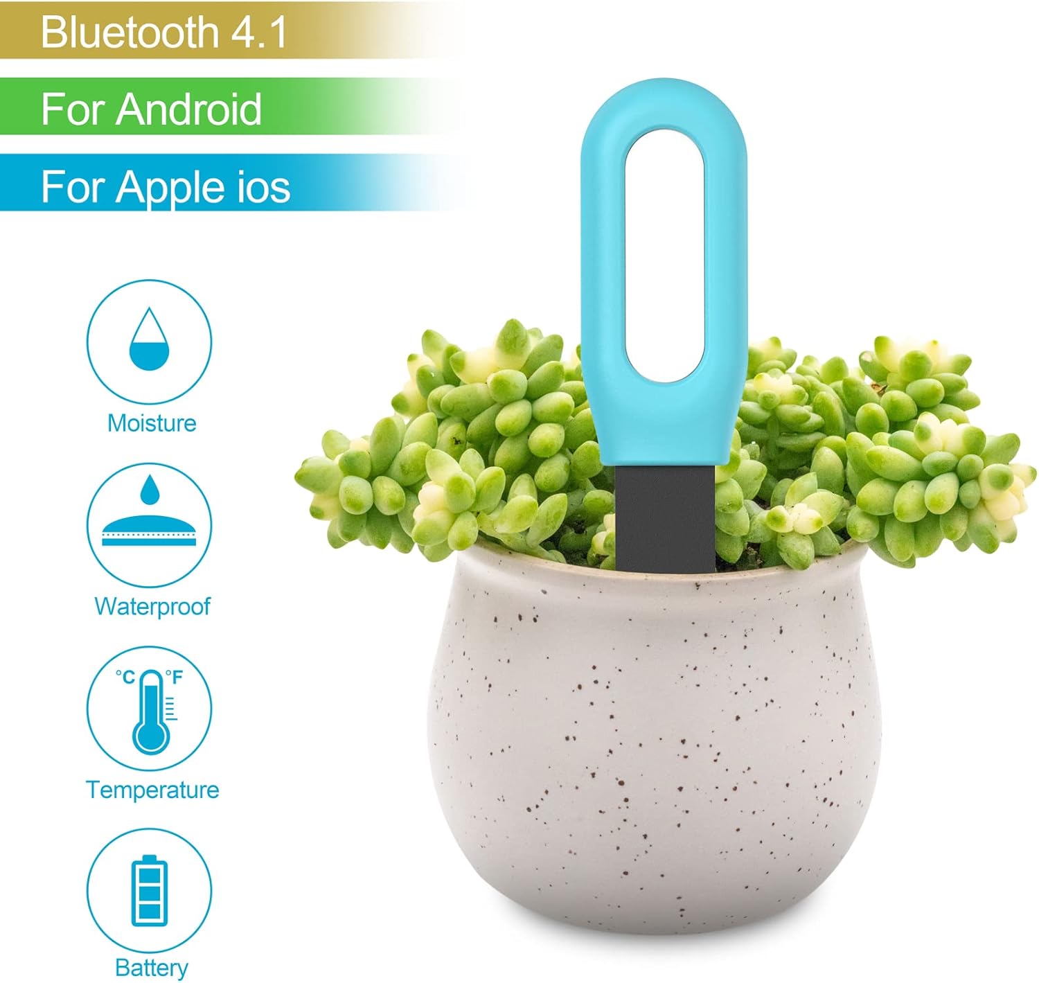 Умный тестер почвы Tuya Blueto – обзор и цена Smart Garden Zigbee