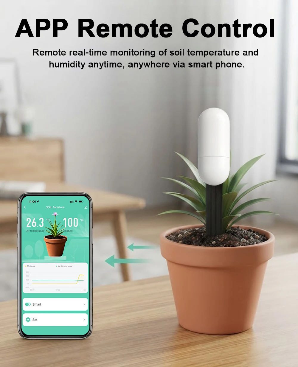 Датчик температуры и влажности – обзор и цена Smart Garden Zigbee