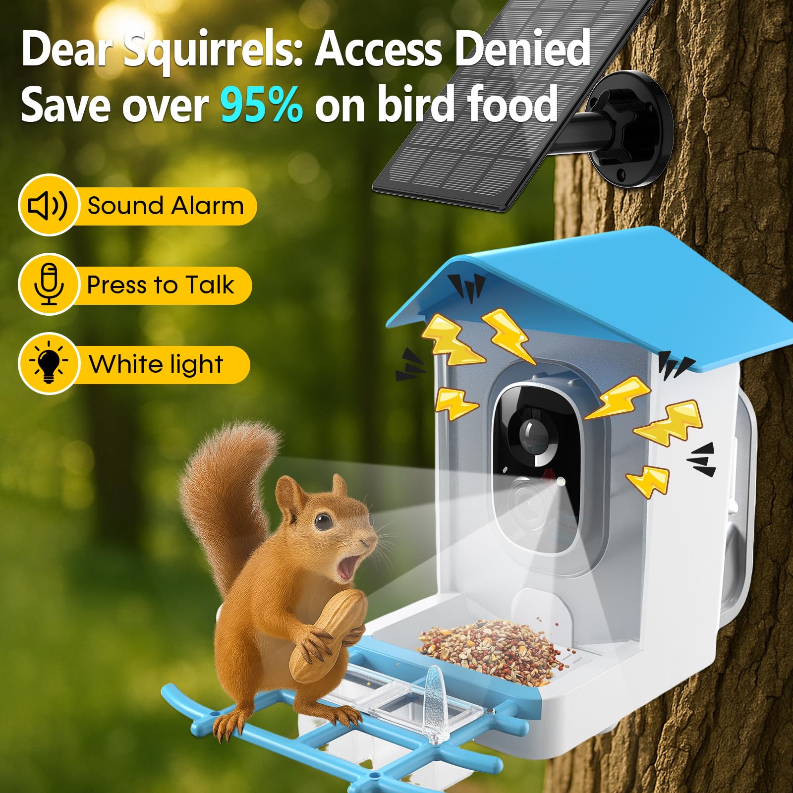 Умная камера-кормушка для птиц – обзор и цена Smart Bird Feeder Camera
