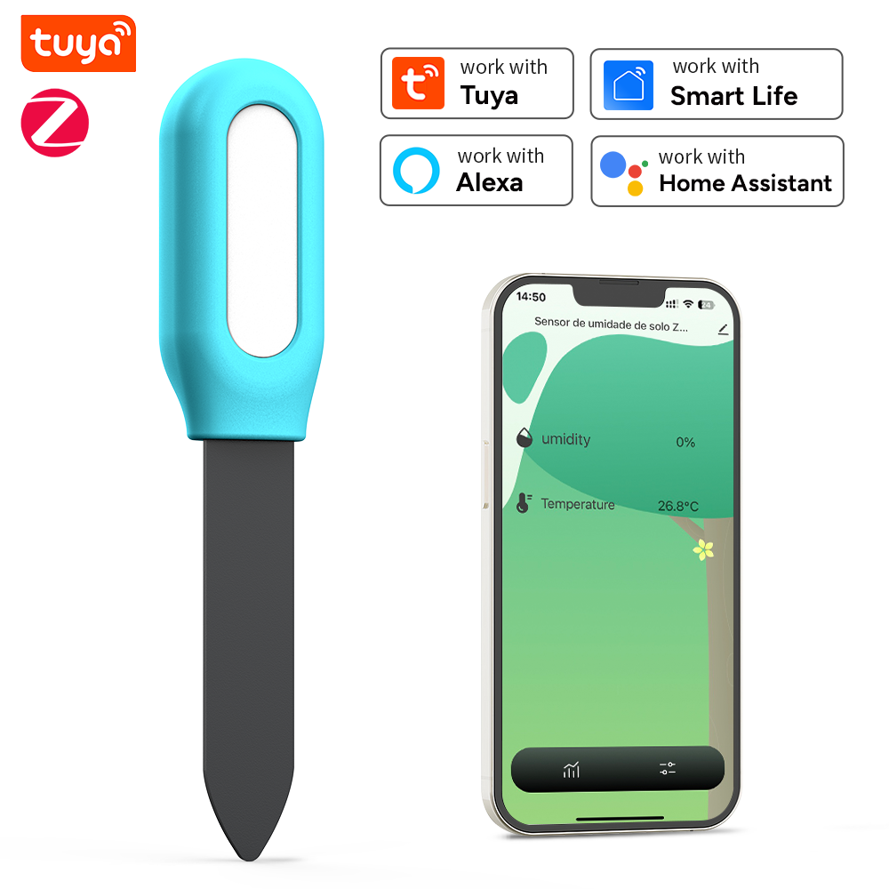 Датчик почвы Tuya Zigbee, дете – обзор и цена Smart Garden Zigbee